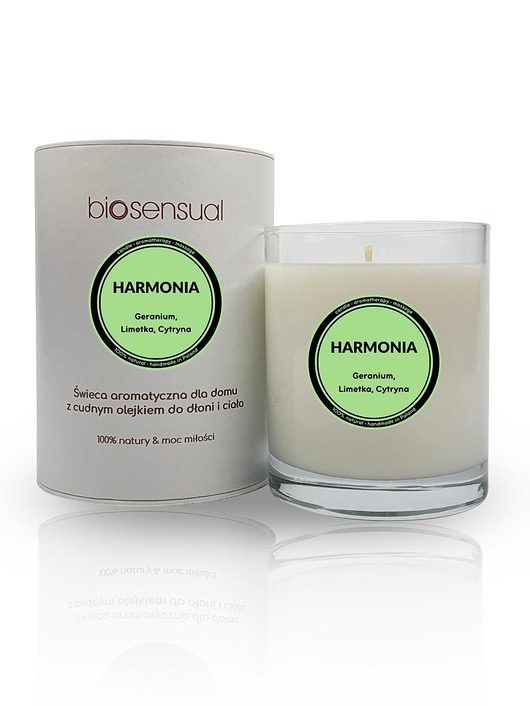 świece zapachowe Świeca do masażu i aromaterapii HARMONIA 200g