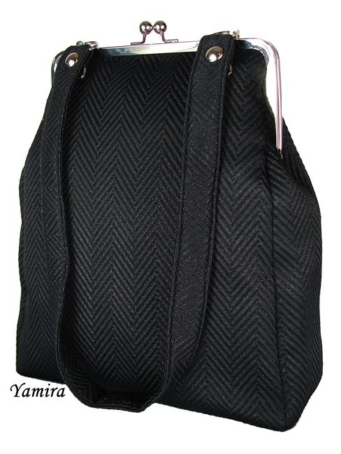 XL black & wool yamira