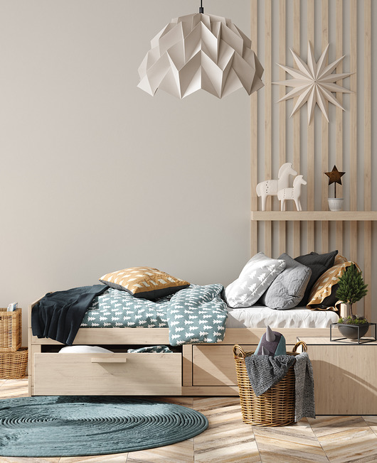 lampy wiszące Lampa wisząca origami ICEBERG M beżowa