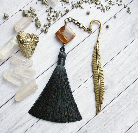 zakładki do książek Tygrysie oko - ODWAGA - zakładka LUX