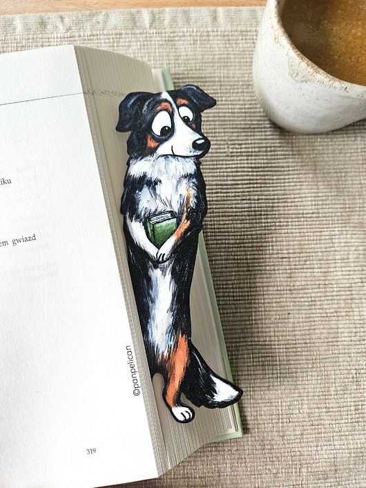 zakładki do książek Zakładka do ksiązki Border Colie