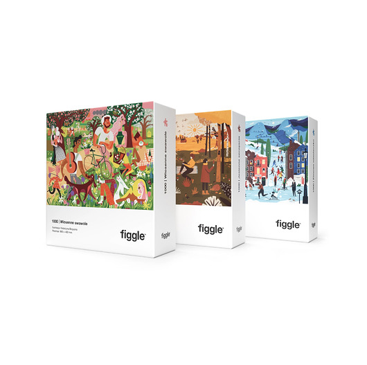 akcesoria różne FIGGLE Kolekcja puzzli