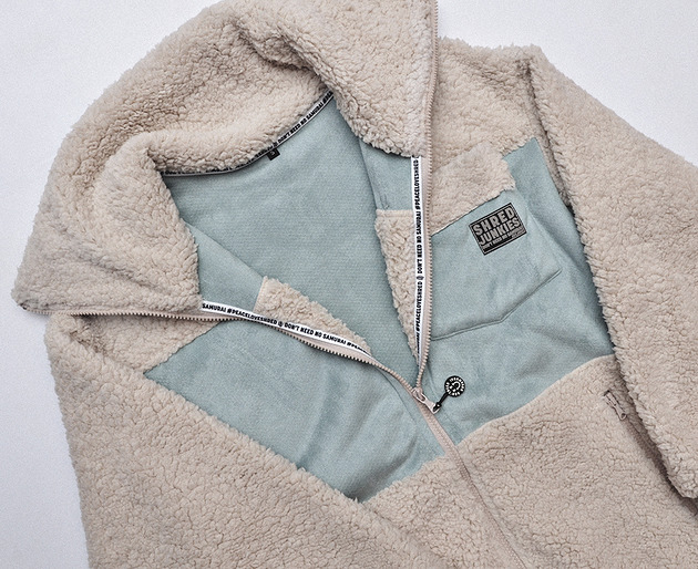 kamizelki damskie Bluza na suwak Teddy Blue