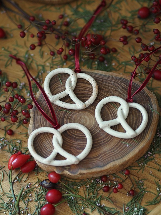 ozdoby choinkowe Zestaw precli na choinkę