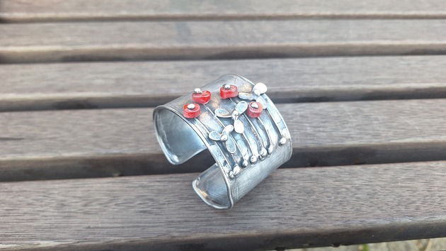 bransoletki wire wrapping Maki - bransoletka regulowana