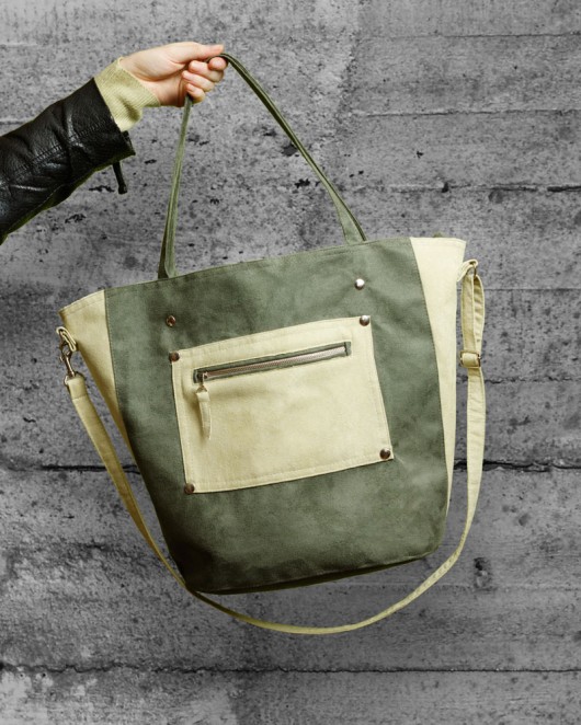 Bucket Bag - Zieleń + Limonka hairoo