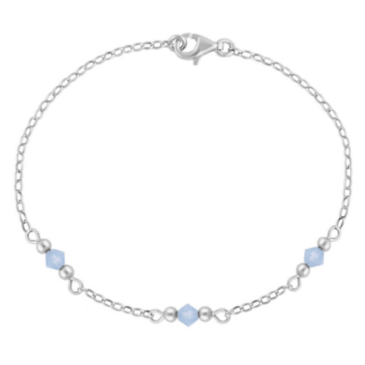 Kryształki swarovski na łańcuszku. Laoni