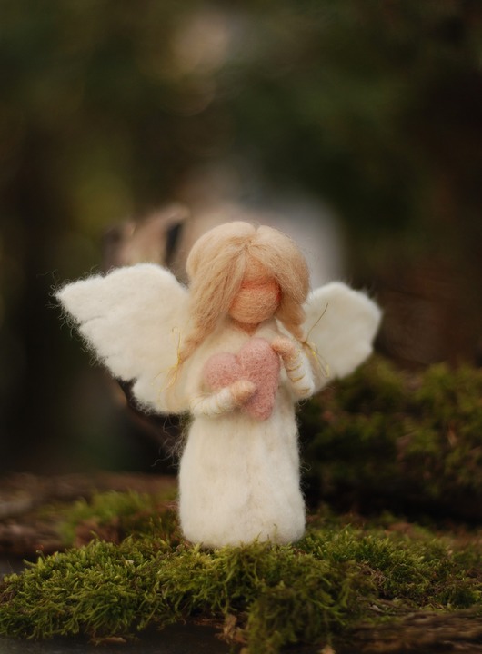 karuzele i girlandy do łóżeczka Aniołek -Waldorf toys