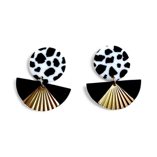 kolczyki z masy plastycznej Kolczyki Flamenco