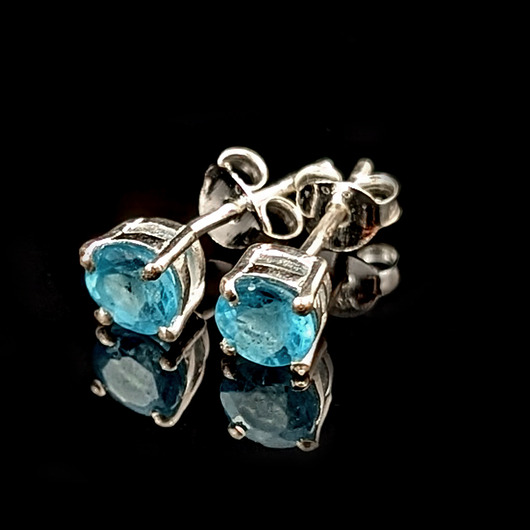 kolczyki srebrne Kolczyki srebrne Barocco- subtelne apatyty