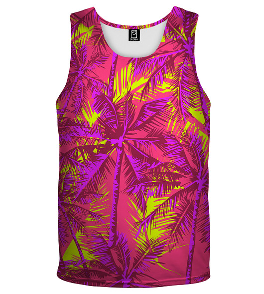 t-shirty męskie DR.CROW Bokserka Męska Neon Palms Pink