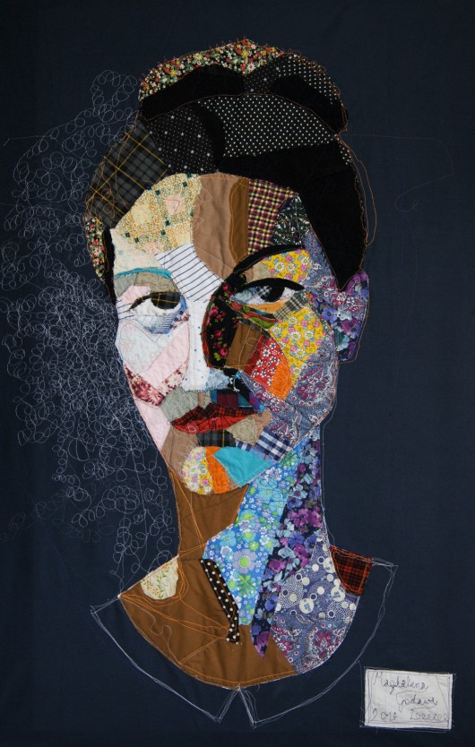 textile art autoportret makkireQu