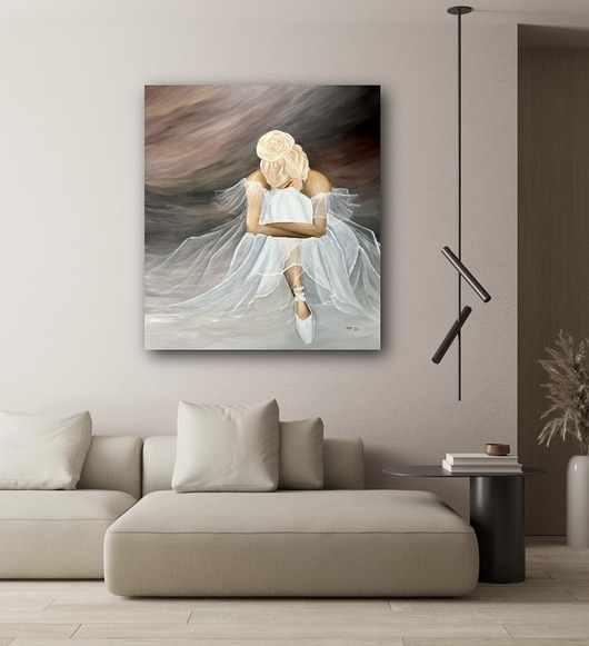 obrazy Wszystko (praca z cyklu "Madison. Namalowałam piosenki")