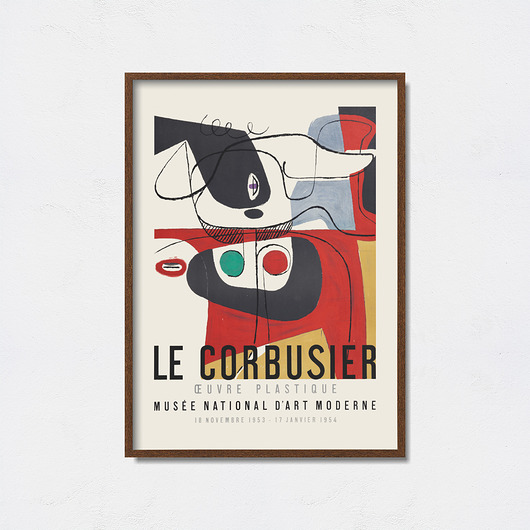 plakaty Le Corbusier plakat do wystawy