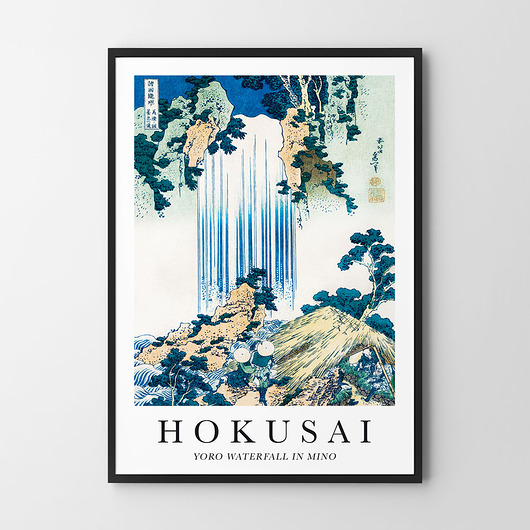 plakaty Plakat Hokusai Yoro Waterfall in Mino