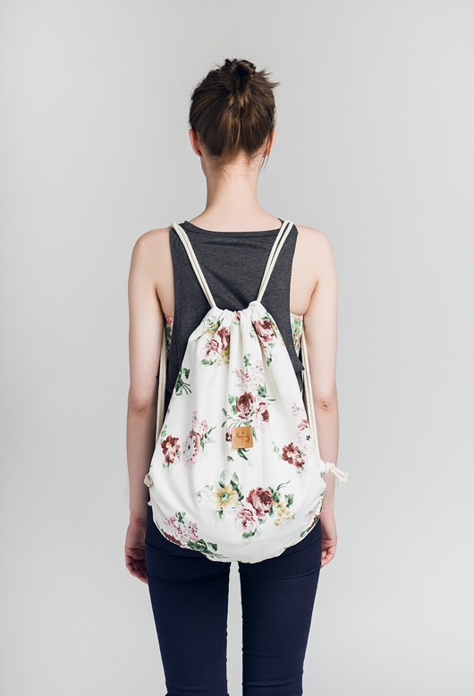 Plecak w kwiaty - Lootbag classic / flowers Lootbag