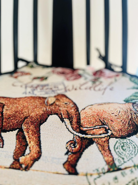 poduszki supły Poduszka na krzesło z wiązaniami 