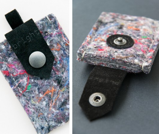 etui na ipod nano 7G /// filc przemysłowy skóra IRON WOLF