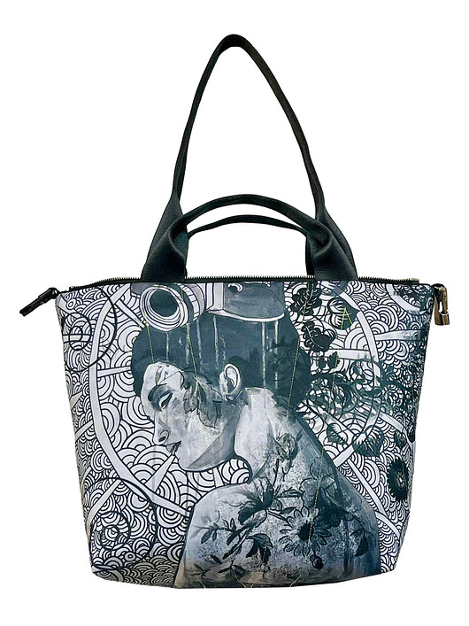torby na ramię Art MIMA bag SHORT & Marcina Painty print