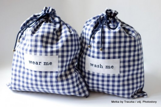 Navy Check metka by traczka