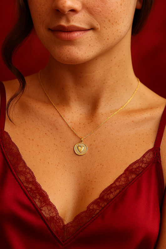 złote naszyjniki Pozłacany łańcuszek - LOVE ME TENDER, LOVE ME DEAR