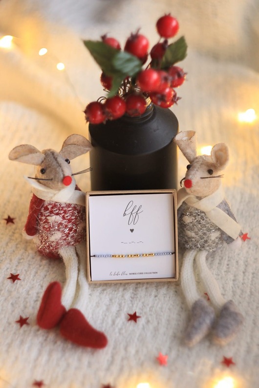 bransoletki na sznurku BFF  - Bransoletka z Alfabetem Morse'a