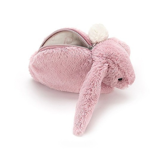 Portfel Piórnik Króliczek róż 13cm MIA home