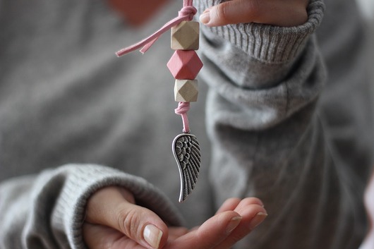 Brelok do kluczy angel wing Little Wood Bunny