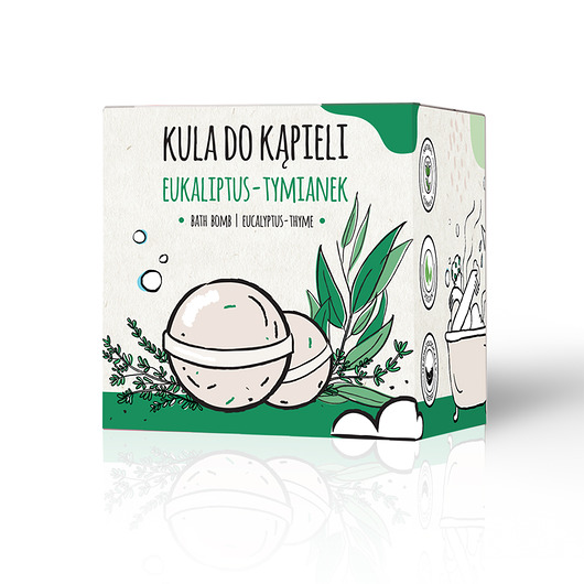 produkty do kąpieli Kula do kąpieli Eukaliptus - Tymianek