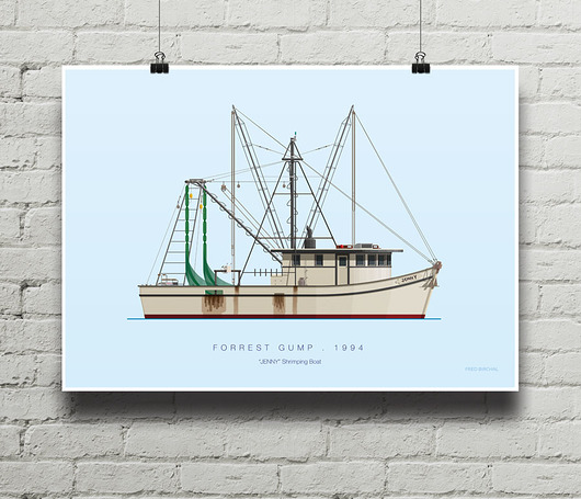 Forrest Gump - Jenny - plakat minimalmill