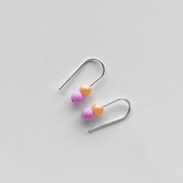 kolczyki z kamieniami Kolczyki OKRĄG