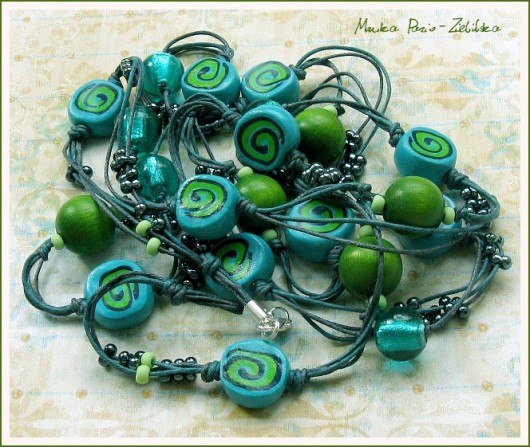 Fimo Collection - LAGOS naszyjnik Monika Pazio-Zielińska