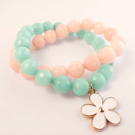 PROMOCJA! Bransoletka Minty Daisy labonita