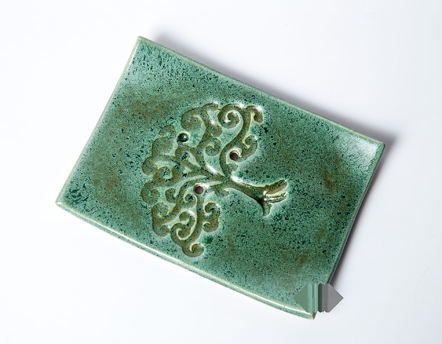 mydelniczki Mydelniczka ceramiczna z drzewem