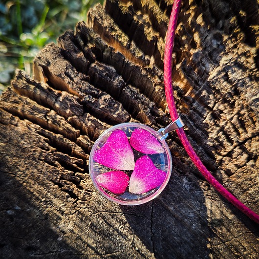 wisiory Wisiorek z różą