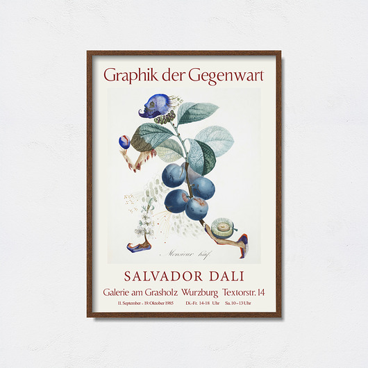Salvador Dali plakat do wystawy Pas De LArt