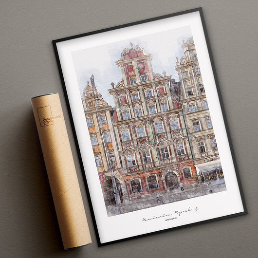 plakaty Plakat Wrocław - Kamienica Rynek 18