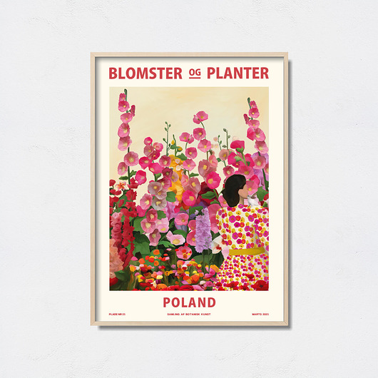 plakaty Plakat botaniczny "Polska"