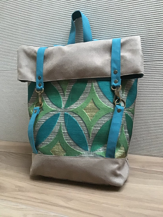 plecaki Plecak włóczykija - print rozety