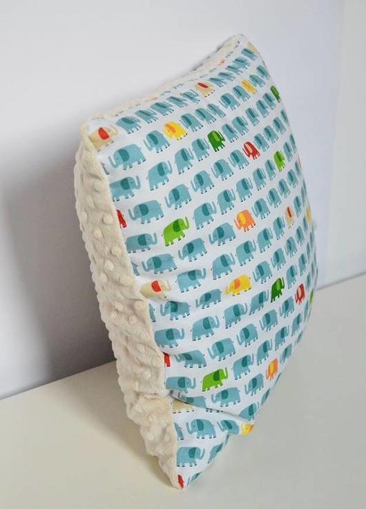 poduszka turkus SŁONIK cafe latte small pillow Bejsmis