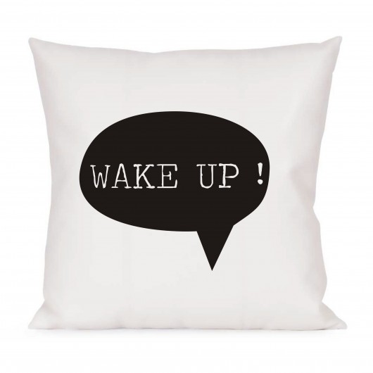 Poszewka na poduszkę - Wake up - 40x40 cm KOKO by HOKO