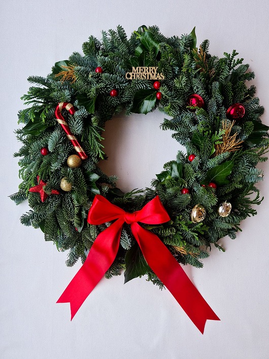Świąteczny Wianek na drzwi - JINGLE BELLS  MOM&SISdekorują