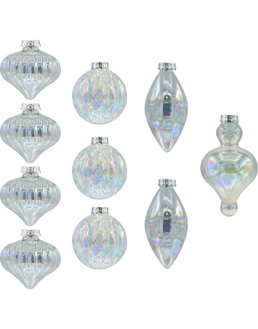 bombki Bombki przezroczyste gładkie: zestaw