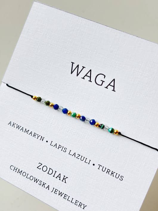 bransoletki na sznurku Zodiak bransoletka WAGA