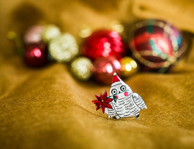 broszki Broszka sówka