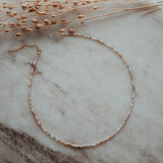 chokery Naszyjnik / Choker N24  opal