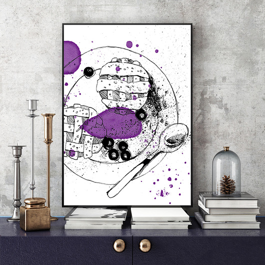 odrobina słodyczy... ilustracja a4 Parallel World