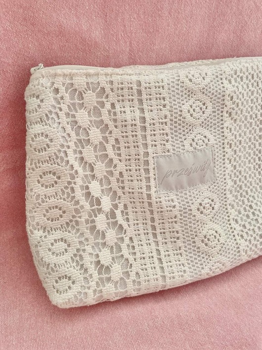 kosmetyczki Kosmetyczka z firanki