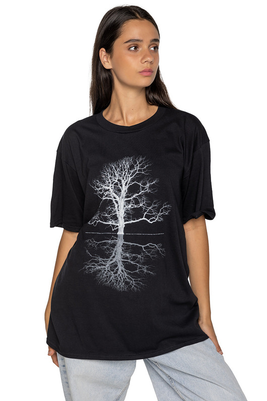 t-shirt damskie Koszulka loose fit UNDERWORLD Tree