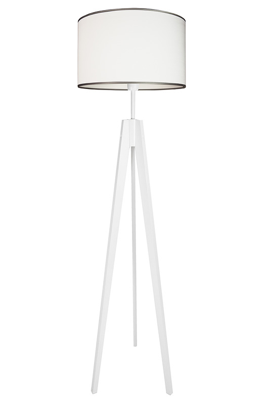 Lampa podłogowa porcelanowa biel youngDECO